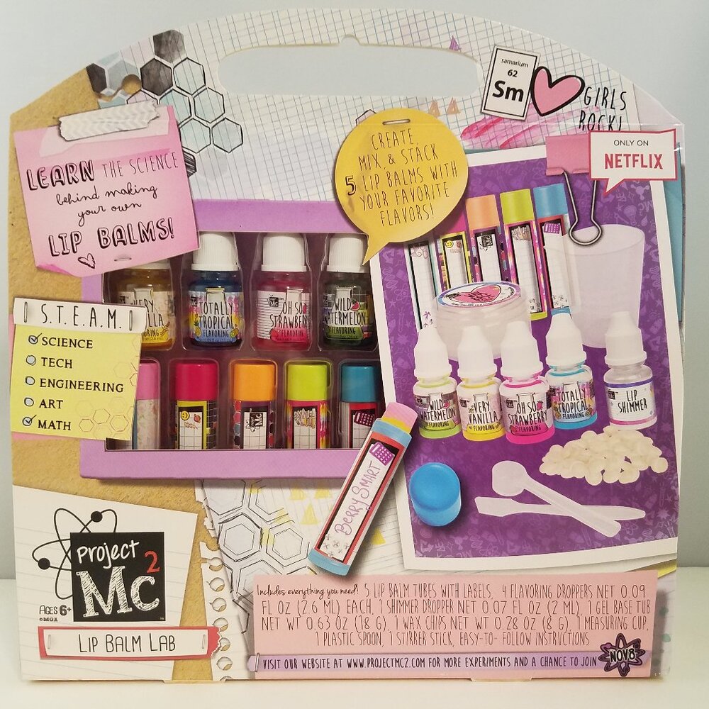 Project Mc2 Lip Balm Lab | Create Your Own Lip Balms & Glosses | DIY Lab Kit Set
